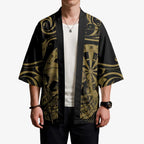 New Zealand Darts Kimono Skull In Dart We Trust Maori Pattern - Aussie Hoodie