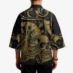 New Zealand Darts Kimono Skull In Dart We Trust Maori Pattern - Aussie Hoodie