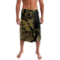 New Zealand Darts Lavalava Skull In Dart We Trust Maori Pattern - Aussie Hoodie