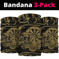 New Zealand Darts Neck Gaiter Skull In Dart We Trust Maori Pattern - Aussie Hoodie