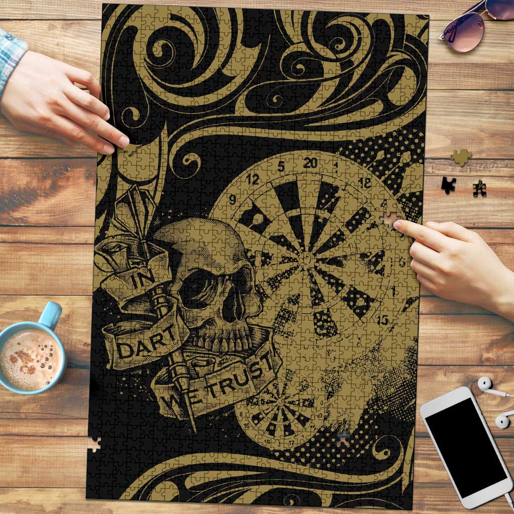 New Zealand Darts Puzzle Skull In Dart We Trust Maori Pattern - Aussie Hoodie