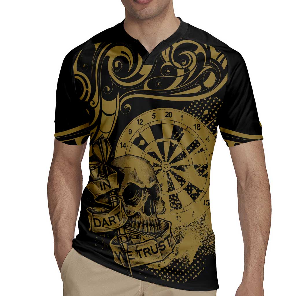 New Zealand Darts Rugby Jersey Skull In Dart We Trust Maori Pattern - Aussie Hoodie