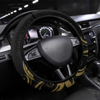 New Zealand Darts Steering Wheel Cover Skull In Dart We Trust Maori Pattern - Aussie Hoodie