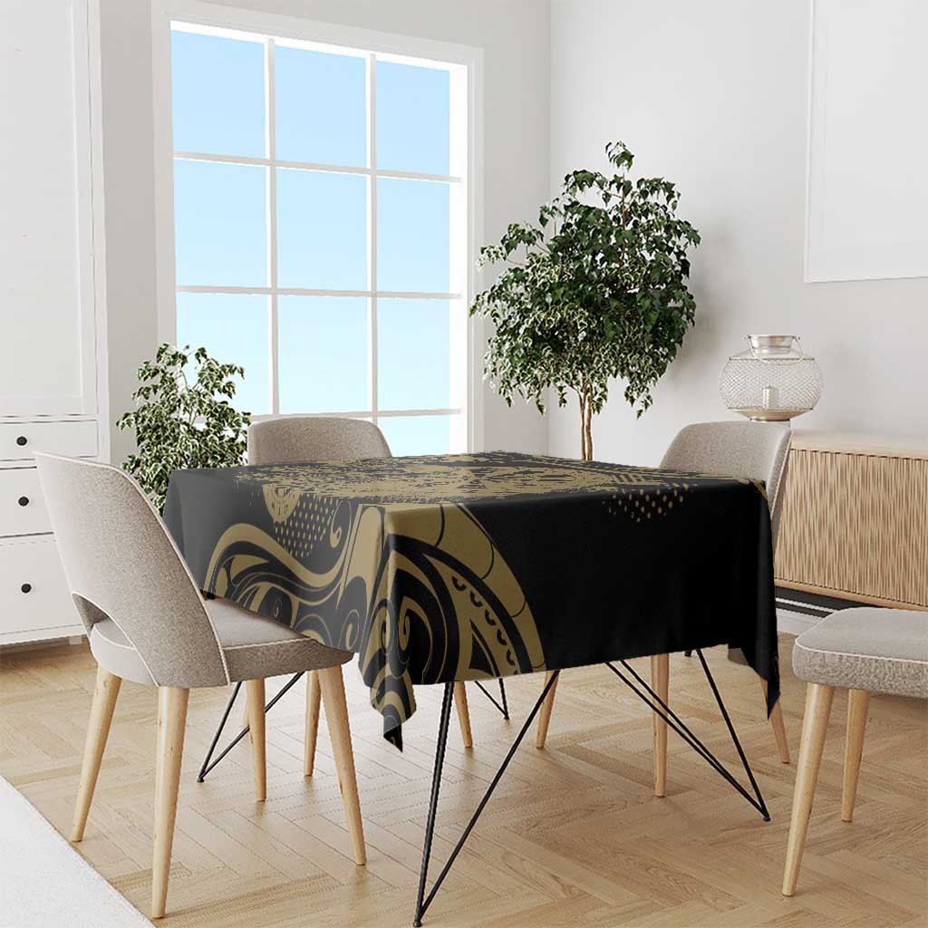New Zealand Darts Tablecloth Skull In Dart We Trust Maori Pattern - Aussie Hoodie