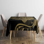 New Zealand Darts Tablecloth Skull In Dart We Trust Maori Pattern - Aussie Hoodie