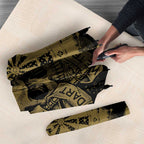 New Zealand Darts Umbrella Skull In Dart We Trust Maori Pattern - Aussie Hoodie