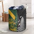 New Zealand and South Africa Rugby Laundry Basket Ultimate Rivalry All Black Springboks