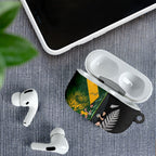 New Zealand and South Africa Rugby AirPods Case Ultimate Rivalry All Black Springboks