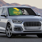 New Zealand and South Africa Rugby Auto Sun Shade Ultimate Rivalry All Black Springboks