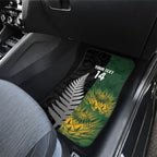 New Zealand and South Africa Rugby Custom Car Mats Ultimate Rivalry All Black Springboks