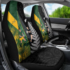 New Zealand and South Africa Rugby Car Seat Cover Ultimate Rivalry All Black Springboks