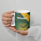 New Zealand and South Africa Rugby Ceramic Mug Ultimate Rivalry All Black Springboks