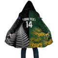 New Zealand and South Africa Rugby Custom Cloak Ultimate Rivalry All Black Springboks
