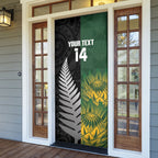 New Zealand and South Africa Rugby Custom Door Cover Ultimate Rivalry All Black Springboks