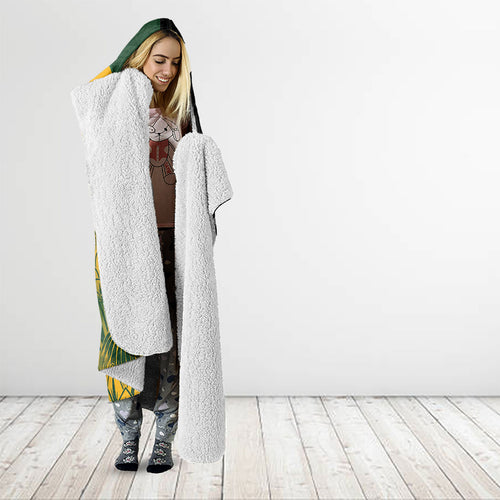 New Zealand and South Africa Rugby Hooded Blanket Ultimate Rivalry All Black Springboks