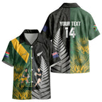 New Zealand and South Africa Rugby Custom Kid Hawaiian Shirt Ultimate Rivalry All Black Springboks