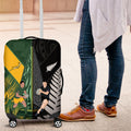 New Zealand and South Africa Rugby Luggage Cover Ultimate Rivalry All Black Springboks