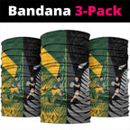 New Zealand and South Africa Rugby Neck Gaiter Ultimate Rivalry All Black Springboks