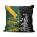 New Zealand and South Africa Rugby Pillow Cover Ultimate Rivalry All Black Springboks