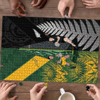 New Zealand and South Africa Rugby Puzzle Ultimate Rivalry All Black Springboks