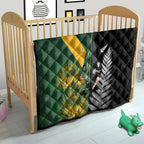 New Zealand and South Africa Rugby Quilt Ultimate Rivalry All Black Springboks
