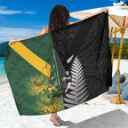 New Zealand and South Africa Rugby Sarong Ultimate Rivalry All Black Springboks