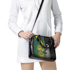 New Zealand and South Africa Rugby Shoulder Handbag Ultimate Rivalry All Black Springboks