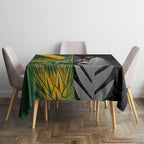 New Zealand and South Africa Rugby Tablecloth Ultimate Rivalry All Black Springboks