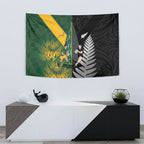 New Zealand and South Africa Rugby Tapestry Ultimate Rivalry All Black Springboks