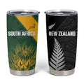 New Zealand and South Africa Rugby Tumbler Cup Ultimate Rivalry All Black Springboks