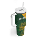 New Zealand and South Africa Rugby Tumbler With Handle Ultimate Rivalry All Black Springboks