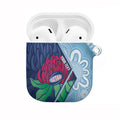 New South Wales Oztag Custom AirPods Case NSW Waratah Indigenous Art