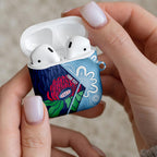 New South Wales Oztag Custom AirPods Case NSW Waratah Indigenous Art