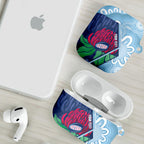 New South Wales Oztag Custom AirPods Case NSW Waratah Indigenous Art