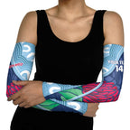 New South Wales Oztag Custom Arm Sleeves NSW Waratah Indigenous Art