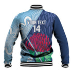 New South Wales Oztag Custom Baseball Jacket NSW Waratah Indigenous Art