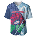 New South Wales Oztag Custom Baseball Jersey NSW Waratah Indigenous Art