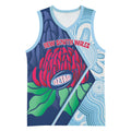 New South Wales Oztag Custom Basketball Jersey NSW Waratah Indigenous Art