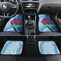 New South Wales Oztag Custom Car Mats NSW Waratah Indigenous Art