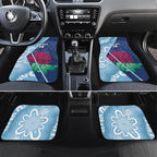 New South Wales Oztag Custom Car Mats NSW Waratah Indigenous Art