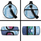 New South Wales Oztag Custom Duffle Bag NSW Waratah Indigenous Art