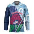 New South Wales Oztag Custom Hockey Jersey NSW Waratah Indigenous Art