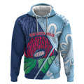 New South Wales Oztag Custom Hoodie NSW Waratah Indigenous Art