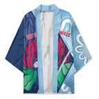 New South Wales Oztag Custom Kimono NSW Waratah Indigenous Art