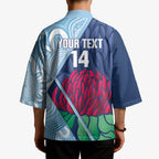 New South Wales Oztag Custom Kimono NSW Waratah Indigenous Art