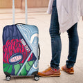 New South Wales Oztag Custom Luggage Cover NSW Waratah Indigenous Art