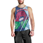 New South Wales Oztag Custom Men Tank Top NSW Waratah Indigenous Art