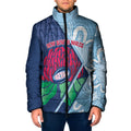 New South Wales Oztag Custom Padded Jacket NSW Waratah Indigenous Art