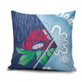 New South Wales Oztag Custom Pillow Cover NSW Waratah Indigenous Art