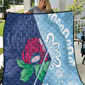 New South Wales Oztag Custom Quilt NSW Waratah Indigenous Art